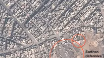 Lộ ảnh vệ tinh phòng tuyến của IS ở Mosul 