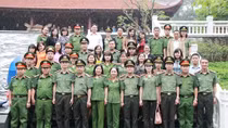 Công đoàn Tổng cục Chính trị CAND báo công dâng Bác tại Khu di tích K9