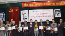 Danh sách Giải thưởng văn học nghệ thuật Thủ đô năm 2016