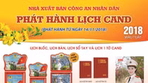 Khai trương lịch CAND năm 2017