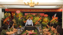 Chủ tịch UBND thành phố Hà Nội Nguyễn Đức Chung thăm, chúc mừng Báo CAND