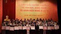 Công bố giải thưởng Hồ Chí Minh