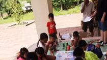 Truyền tải tư duy hội họa cho trẻ em vùng cao