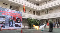 Báo CAND tập huấn phòng cháy chữa cháy cho cán bộ, chiến sĩ