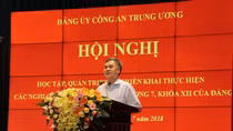 Bộ Công an triển khai thực hiện các Nghị quyết Hội nghị Trung ương 7