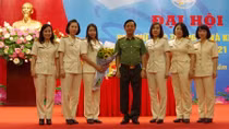 Đại hội phụ nữ Cục Trang bị và kho vận 