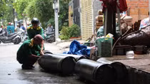 Bình gas phát hỏa, nhiều người bỏ chạy