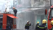 Cháy lớn ở chợ Kim Biên