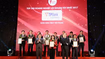 TPBank nằm trong nhóm 50 doanh nghiệp lợi nhuận tốt nhất Việt Nam 2017