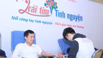 Hàng nghìn bạn trẻ tham gia ngày hội hiến máu “Trái tim tình nguyện” 