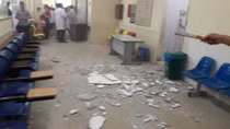 Sập trần phòng khám Bệnh viện Nhi Trung ương