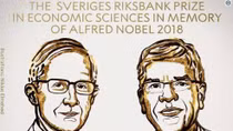 Nobel Kinh tế 2018 vinh danh hai giáo sư người Mỹ về phát triển bền vững 