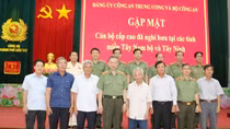 Bộ Công an gặp mặt cán bộ cấp cao đã nghỉ hưu tại Tây Nam bộ và Tây Ninh