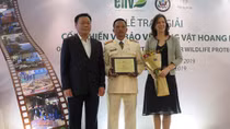 Hai cán bộ công an được vinh danh trong công tác bảo vệ động vật hoang dã