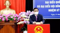 Thủ tướng Phạm Minh Chính bỏ phiếu bầu cử tại TP Cần Thơ