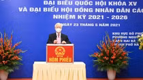Tổng Bí thư Nguyễn Phú Trọng bỏ phiếu bầu ĐBQH và HĐND các cấp
