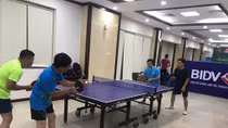 Báo CAND và BIDV thi đấu giao hữu bóng bàn kỉ niệm ngày truyền thống