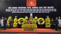 Trang trọng Lễ Quốc tang Nguyên Tổng Bí thư Đỗ Mười 