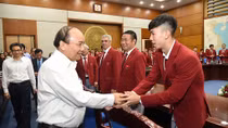 Thủ tướng gặp mặt Đoàn thể thao Việt Nam dự SEA Games 29