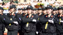 Ngắm nữ sinh Học viện CSND rạng ngời diễu binh trong lễ khai giảng