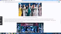 Tân hoa hậu Miss World Việt Nam nhận cơn mưa lời khen trên trang chủ Miss World