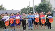 Khai mạc Giải bóng đá Thanh niên Công an TP Cần Thơ