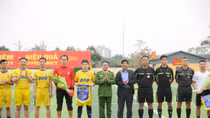 Học viện CSND và Công ty Phượng Hoàng giao lưu bóng đá