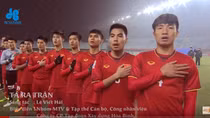 Màn cổ vũ đội bóng U23 Việt Nam độc đáo của một Công ty Xây dựng