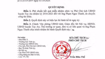Miễn nhiệm Phó Chủ tịch UBND huyện Tuy An khai gian trình độ đại học
