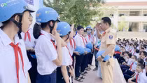 Công an TP Nha Trang tuyên truyền về ATGT trong trường học 