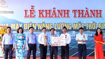  Dự án điện mặt trời đầu tiên ở Ninh Thuận hòa lưới điện Quốc gia