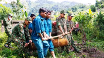 Tiêu hủy an toàn quả bom nặng 227 kg