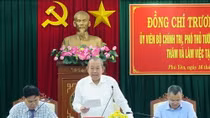 Phó Thủ tướng thường trực Trương Hòa Bình làm việc tại Phú Yên