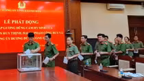 Công an Khánh Hòa quyên góp 30 triệu đồng hỗ trợ gia đình 3 liệt sĩ 