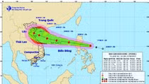 Báo số 4 giật cấp 11 cách Quảng Trị-Quảng Ngãi 480km