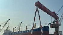 Hạ thuỷ thành công tàu hàng 56.200 DWT