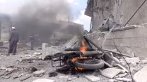 Không kích nhằm vào chợ ở Syria, hàng chục người thương vong