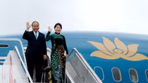 Thủ tướng đến thành phố Sydney, dự Hội nghị ASEAN-Australia