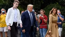 Cậu út nhà Trump cao 2m dù mới 15 tuổi