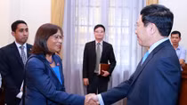 Phó Thủ tướng Phạm Bình Minh tiếp Đại sứ Timor Leste