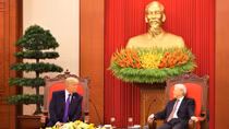 Tổng Bí thư Nguyễn Phú Trọng tiếp Tổng thống Hoa Kỳ Donald Trump