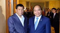 Thủ tướng Nguyễn Xuân Phúc tiếp xúc song phương Tổng thống Philippines
