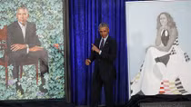 Ngắm bức chân dung mới của vợ chồng cựu Tổng thống Mỹ Obama