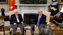 Tổng thống Mỹ Donald Trump tiếp đón Tổng thống Nhà nước Palestine 