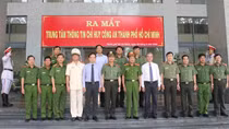 Ra mắt Trung tâm Thông tin chỉ huy Công an TP Hồ Chí Minh