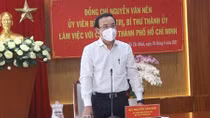 Bí thư Thành ủy Nguyễn Văn Nên làm việc với Công an TP Hồ Chí Minh