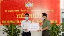 Công an tỉnh BR-VT trao hơn 268 triệu đồng ủng hộ Quỹ Phòng, chống dịch COVID-19