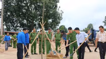 Tuổi trẻ Cụm 6 ra quân Chiến dịch Thanh niên Công an tình nguyện hè 2018 