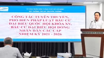 Tập huấn tuyên truyền, phổ biến pháp luật về bầu cử đại biểu Quốc hội và đại biểu HĐND