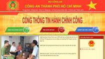 Công an TP Hồ Chí Minh ra mắt Cổng Thông tin dịch vụ hành chính công 